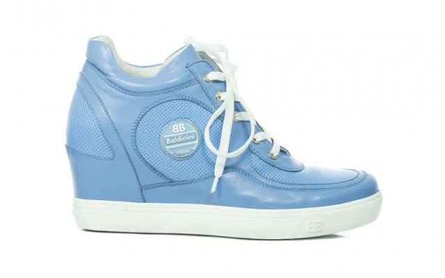 Niebieski sneakers Baldinini