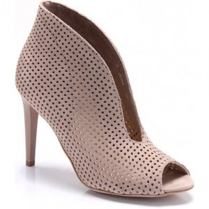botki peep toe