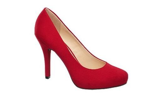 czerwone buty damskie